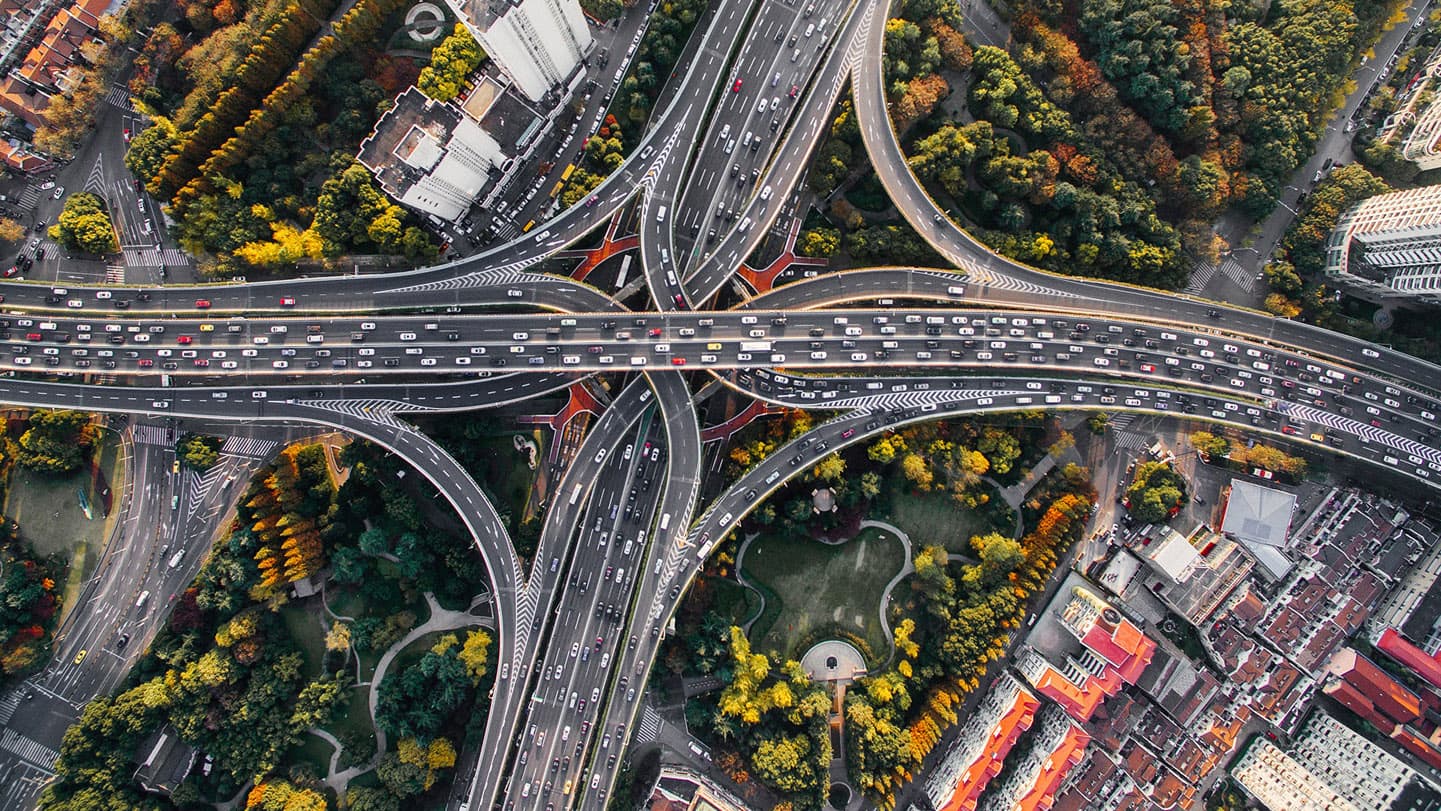 city-aerial-view-highway-interchange city-aerial-view-highway-interchange